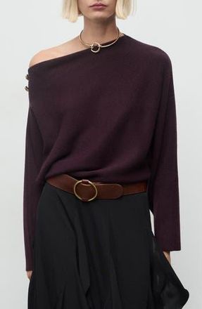 Mango Twister Sweater in Wine at Nordstrom Rack, Size Medium