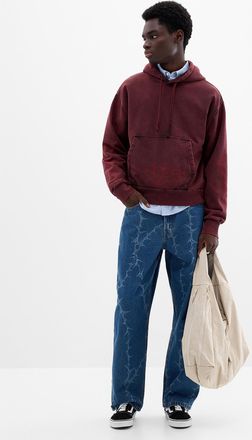 Vans Mens Veiny wash Check-5 loose jean Baggy fit
