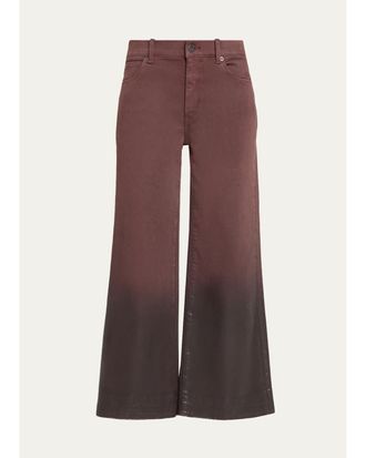Kobi Halperin Rafaella Ombr&eacute; Flared Crop Jeans