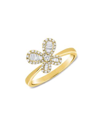 Sabrina Designs 14K 0.34 Ct. Tw. Diamond Butterfly Ring
