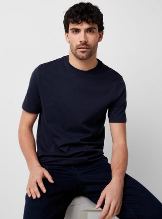 Le 31 Mens 100% organic cotton crew-neck T-shirt Standard fit