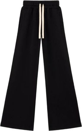 Palm Angels Curved Logo Trainingsbroeken - Dames - Sweatpants - Zwart - M - Broeken