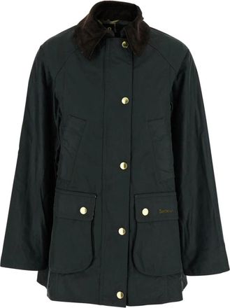 Barbour Groene Beadnell Waxjas - Dames - Zomerjassen - Groen - L - Jassen