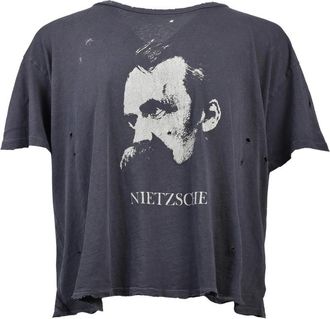 Enfants Riches Deprimes Distressed Graphic-print T-shirt