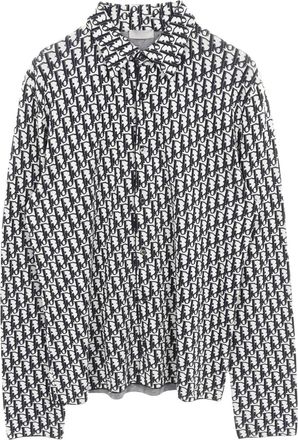 Dior oblique cotton shirt - White