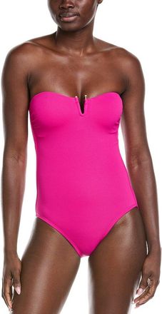 Tommy Bahama Island Cays V-Front Bandeau One-Piece