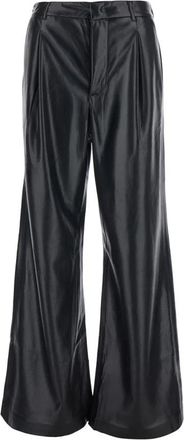 Andamane Sasha Boyfriend Broek - Dames - Wijde Broeken - Zwart - M - Polyester - Broeken