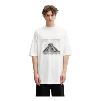 Rick Owens T-Shirt Jumbo a maniche corte - - Tops - Uomo - Beige - L