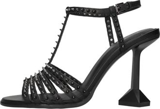Ash Desire Soft Brasilnero - Dames - Sandalen met hakken - Zwart - 38 EU - Leer - Schoenen