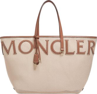 Moncler Moncler Very Tote Bag, Women, Beige, Size: One Size