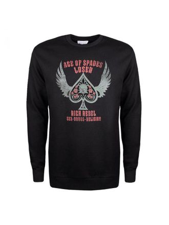 John Richmond blouse Kroening Mannen zwart