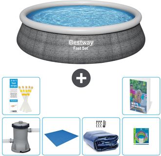 Bestway Piscina Bestway Fast Set Redonda - 457x84 Cm - 7-piezas S220