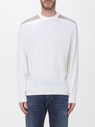 Paul & Shark Crewneck Jumper in Technical Wool Blend with Ribbed Trims