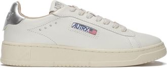 Autry Silver Low Leather Sneakers