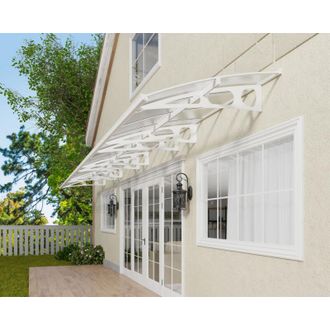 Canopia by Palram Canopia Bordeaux Marquesina Para Puerta 890x140 Cm Transparente