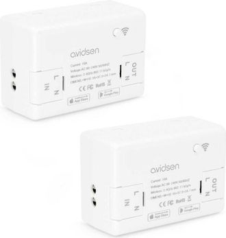Avidsen Lote De 2 M&oacute;dulos De Control Conectados Homecontrol