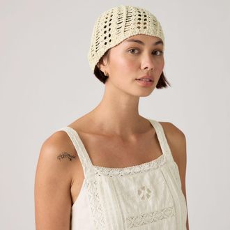 Levi's Chloe Crochet Beanie - Womens - One Size - Grey