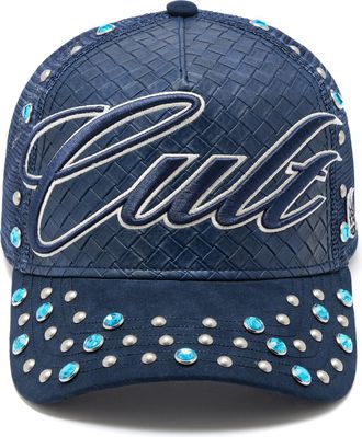 Cult of Individuality Mesh Back Trucker Hat Studs In Navy