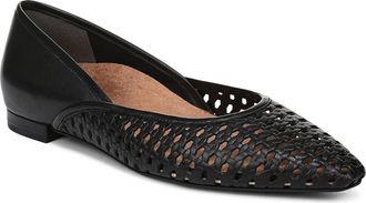 Vionic Gracia Flat in Black Woven at Nordstrom, Size 6.5