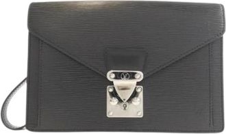 Louis Vuitton Pre-owned Clutches, female, Black, Size: ONE SIZE Pre-owned Leather Clutch