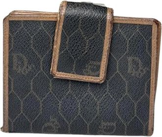 Dior Pre-owned Vintage Portemonnee - unisex - Vintage Accessoires - Zwart - ONE Size - Leer - Vintage