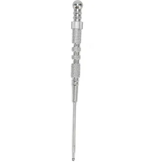 OEM L&aacute;piz De Acupuntura Facial Retr&aacute;ctil De Acero Inoxidable - Herramienta De Masaje De Reflexolog&iacute;a Para El Alivio Del Dolor