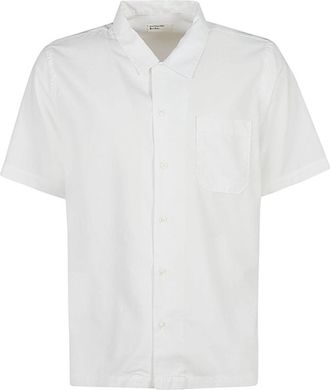 Universal Works White Solid Shirt