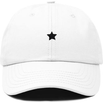 Dalix Lil Star Dad Cap in White at Nordstrom