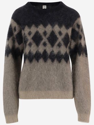 The Garment De kledingstuk stretch mohair trui