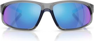 Ferrari 64mm Oversize Irregular Sunglasses in Opal Grey at Nordstrom