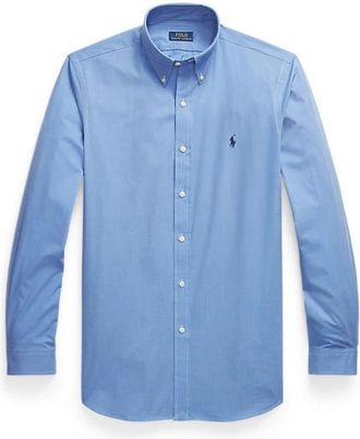 Ralph Lauren Klassieke Overhemd - Heren - Casual Overhemden - Blauw - S - Overhemden