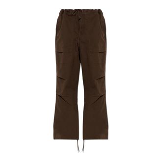 Entire studios Wide Trousers, unisex, Brown, Size: XS Loose-Fit Trousers