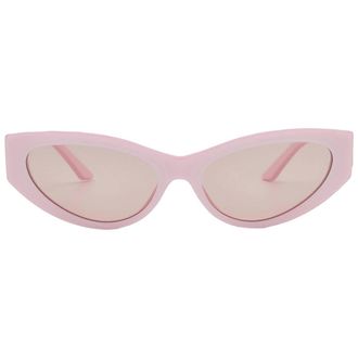 Versace Light Pink Mirror Silver Cat Eye Ladies Sunglasses VE4470B 5473/5 56
