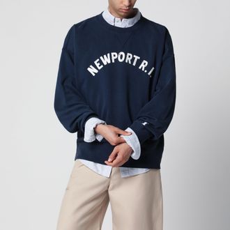 Polo Ralph Lauren Felpa blu navy con ricamo Vintage-Fit