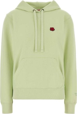 Kenzo Light Green Logo Hoodie