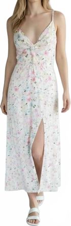 Dex Clothing Floral Maxi Dress In White