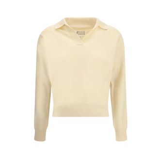 Maison Margiela Donna, Maglie, Beige, L, new