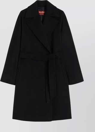 Max Mara dravenna wool wrap coat