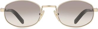 Prada PR B53S ZVN02C Womens Sunglasses Gold Size 52