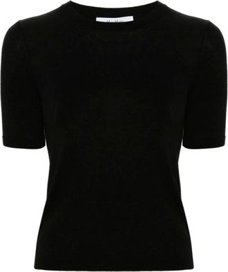 Max Mara Dames, Tops, Zwart, Maat: S Zijde