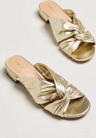 Maeve Twisted Slip-On Sandals
