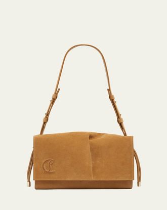 Christian Louboutin Baggy Small Shoulder Bag in Suede