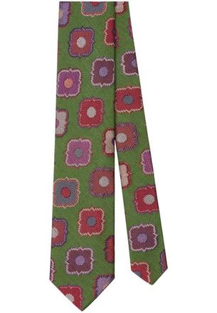 Robert Talbott Robert Large Medallion Best of Class Necktie in Green at Nordstrom