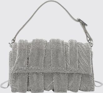 Benedetta Bruzziches Borsa mini Iris in maglia metallica con cristalli