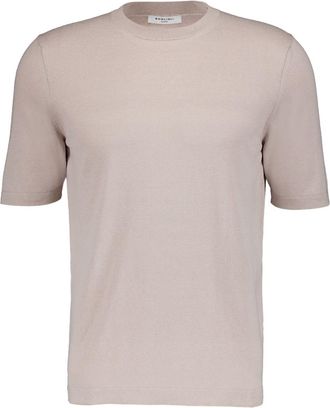 Boglioli crew-neck silk-cotton blend T-shirt - men - Silk/Cotton - S - Neutrals