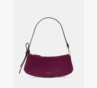 Kate Spade New York Womens Loop Suede Mini Bag in Purple | Suede