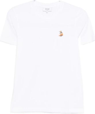 Maison Kitsun&eacute; Dreaming Fox Regular T-shirt - Dames - T-shirts - Wit - S - Katoen - Tops