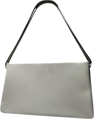 Givenchy Pre-owned Shoulder Bag - Dames - Vintage Schoudertas - Wit - ONE Size - Leer - Vintage