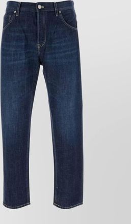 Pantaloni Torino stitched denim trousers belt loops