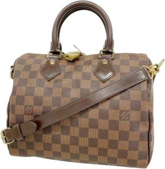 Louis Vuitton Pre-owned Cross Body Bags, female, Brown, Size: ONE SIZE Pre-owned Speedy Bandouli&egrave;re 25
